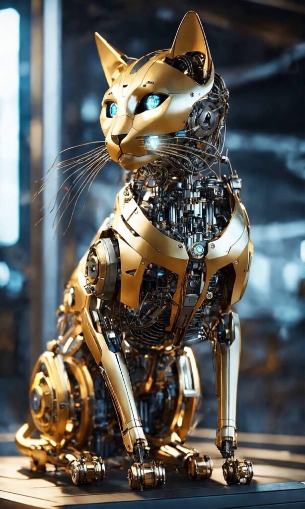 ai generated, cat, robot-8489509.jpg